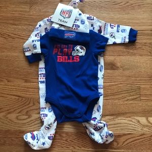 Buffalo Bills 3-Piece Outfit 0-3 Months